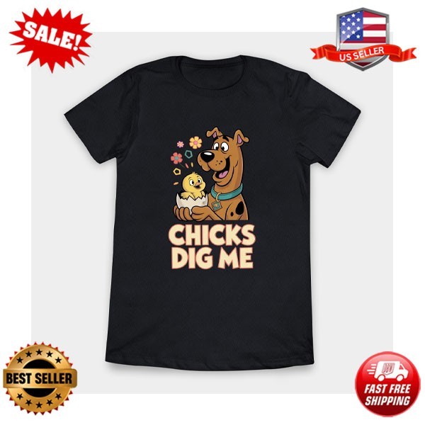 Scooby-Doo Chicks Dig Me T-Shirt S-3XL