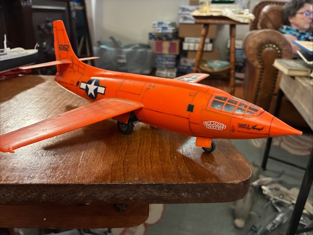 Bell X-1 Built Plastic Model Est. 1:32 Scale (wing Span 10.75”)