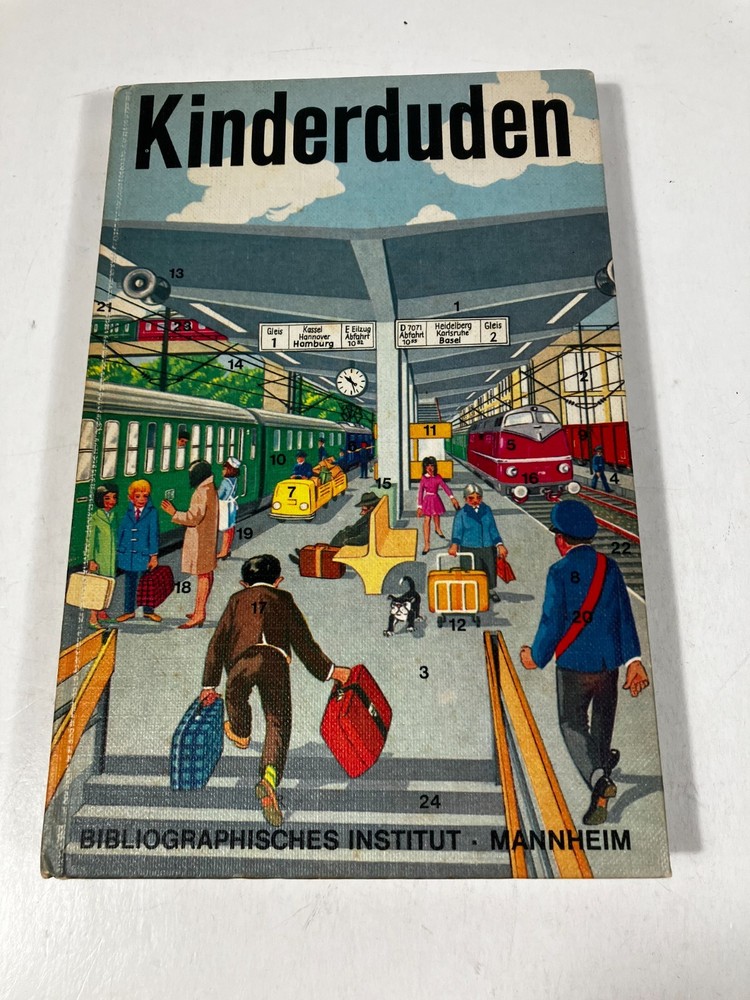 Kinderduden - 1970 - Children's Illustrated German Dictionary Hardcover