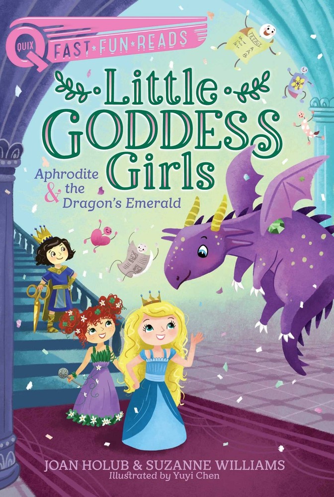 Aphrodite & the Dragon's Emerald: A QUIX Book (Little Goddess Girls)
