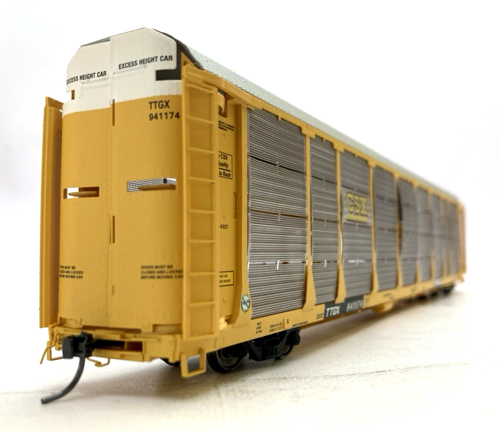 InterMountain 45277-05 – HO Scale CSX Bi-Level Auto Rack (TTX Flat) #941174