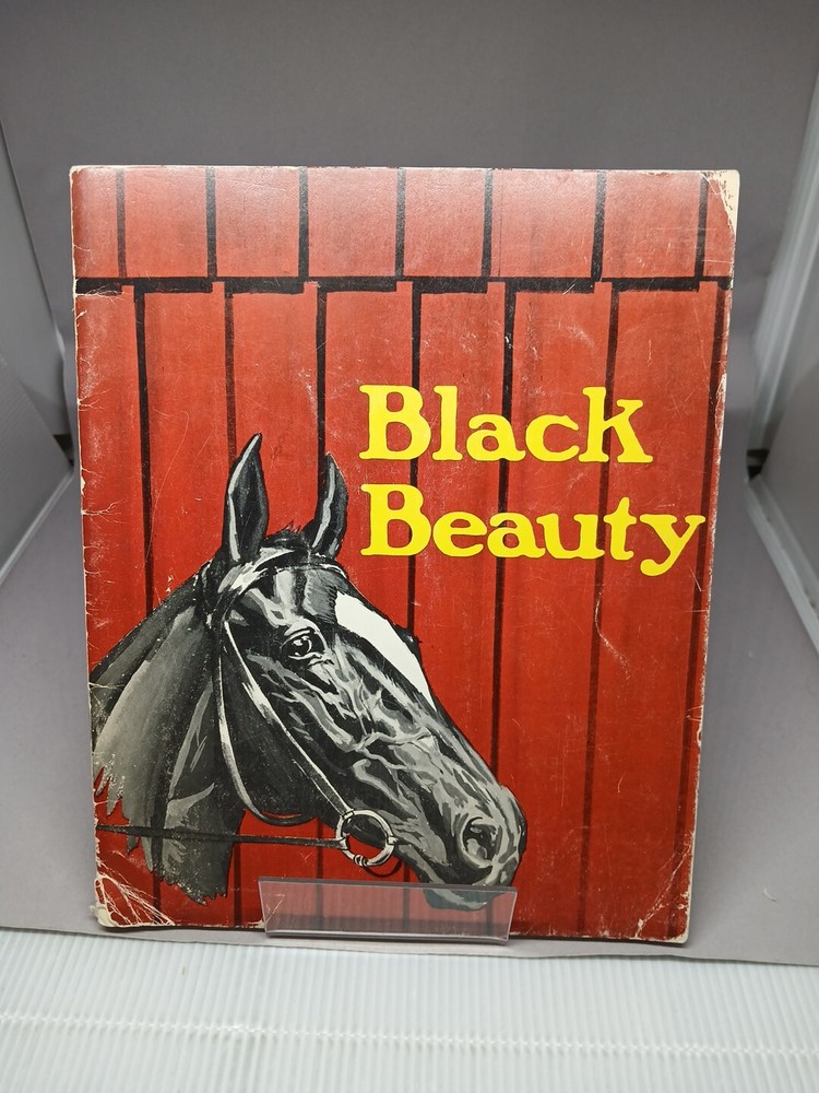 Vintage Black Beauty Paperback Book 1970 Educational Reading Service Horse