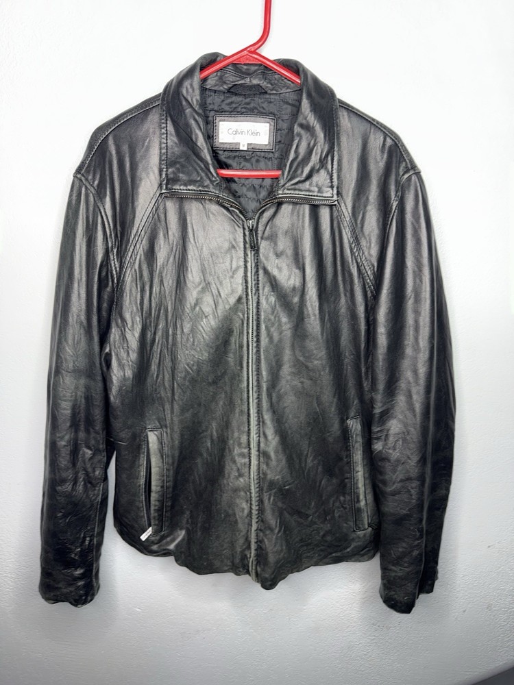 Calvin Klein Men's Leather Jacket