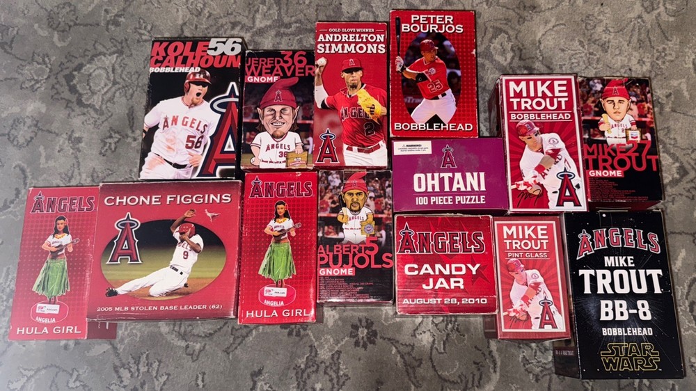 Anaheim Angels Bobblehead Lot