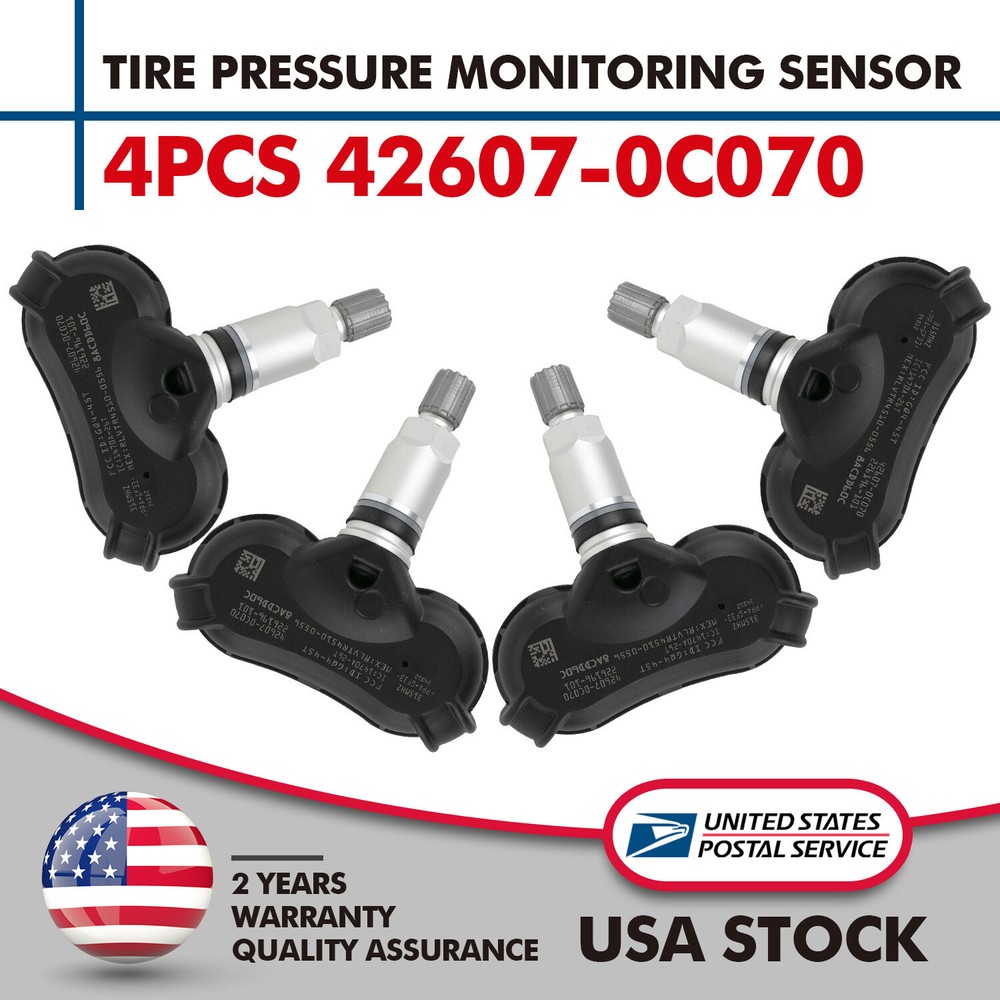 Toyota TPMS Tire Pressure Sensor Replacement Kit 42607-0C070