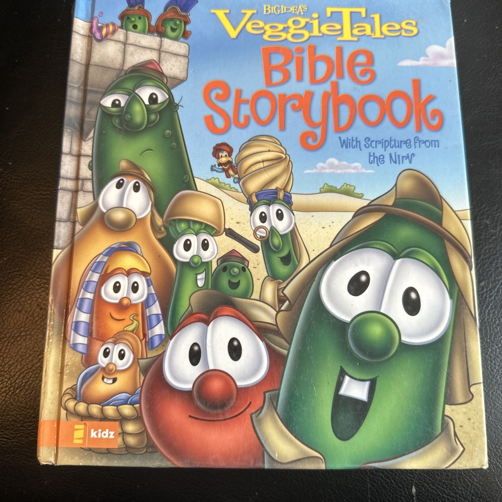 Veggietales Bible Storybook by Cindy Kenney (2006, Hardcover)