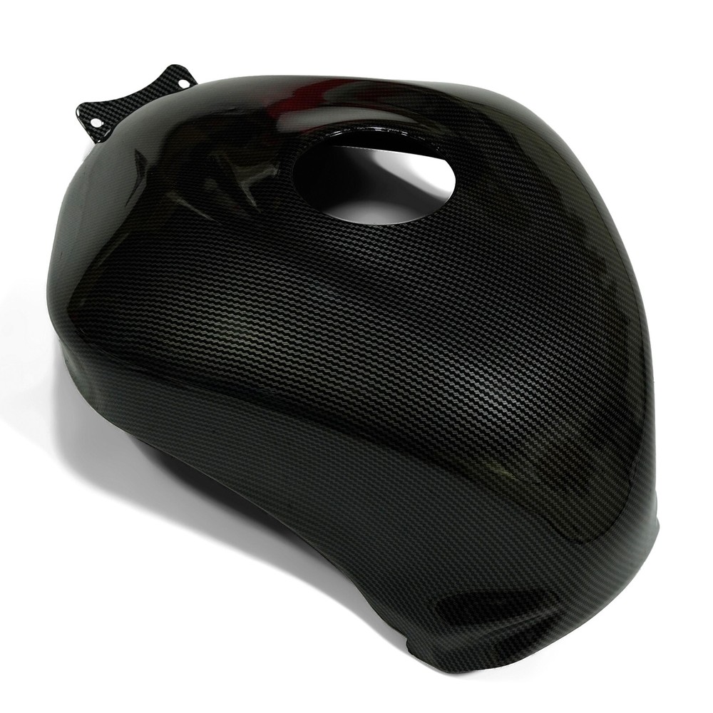 Carbon Fiber Paint Fuel Gas Tank Cover Fairing For Kawasaki Ninja ZX6R 2007-2008