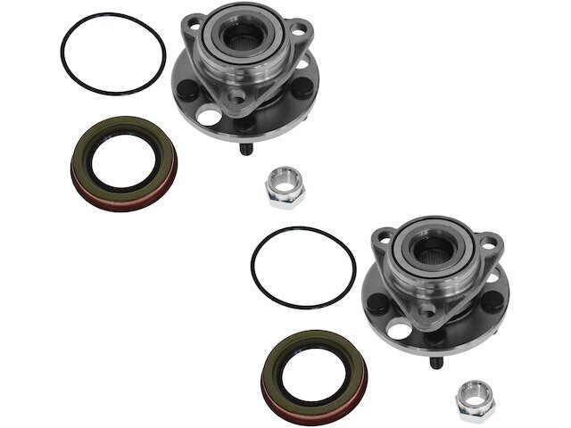 Front TRQ Wheel Hub and Bearing Kit fits Oldsmobile Calais 1985-1987 73QVGN