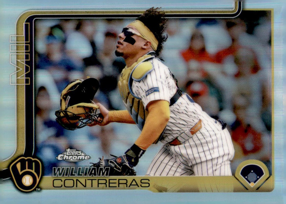 2025 Topps Chrome #25 William Contreras Refractors
