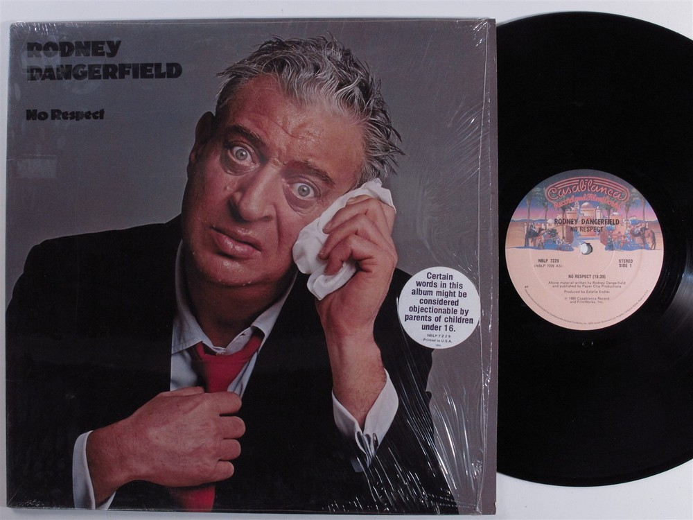 RODNEY DANGERFIELD No Respect CASABLANCA LP VG+ SHRINK c