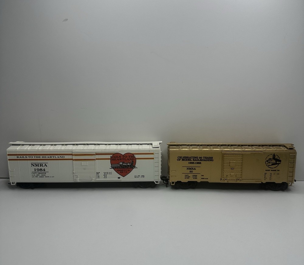 HO Athearn 50' Boxcar Rails to the Heartland & 50 Years Model Anniversary NMRA