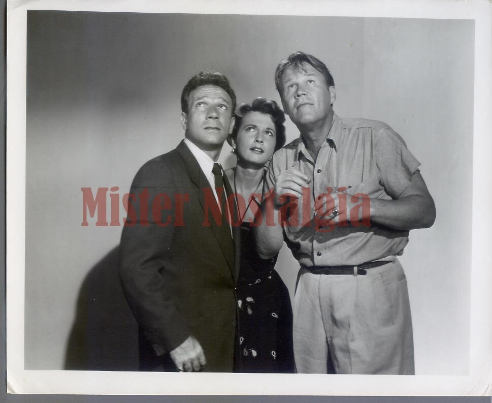 Vintage Photo 1954 Dane Clark Wayne Morris Carole Mathews Port Of Hell