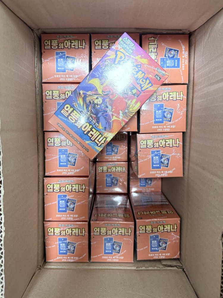 [US Shipping]Pokemon Card Heat Wave Arena Booster Box With PROMO sv9a KOREAN Ver