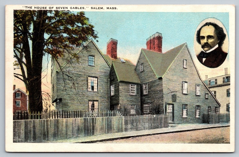 Vintage 'House of Seven Gables' Salem MA Postcard Early 1900s