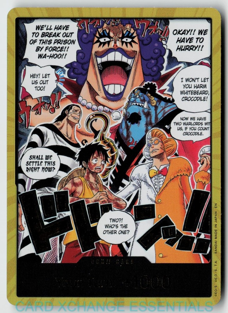 DON!! Card (Alternate Art) (Gold) DON!! The Time of Battle One Piece Foil NM