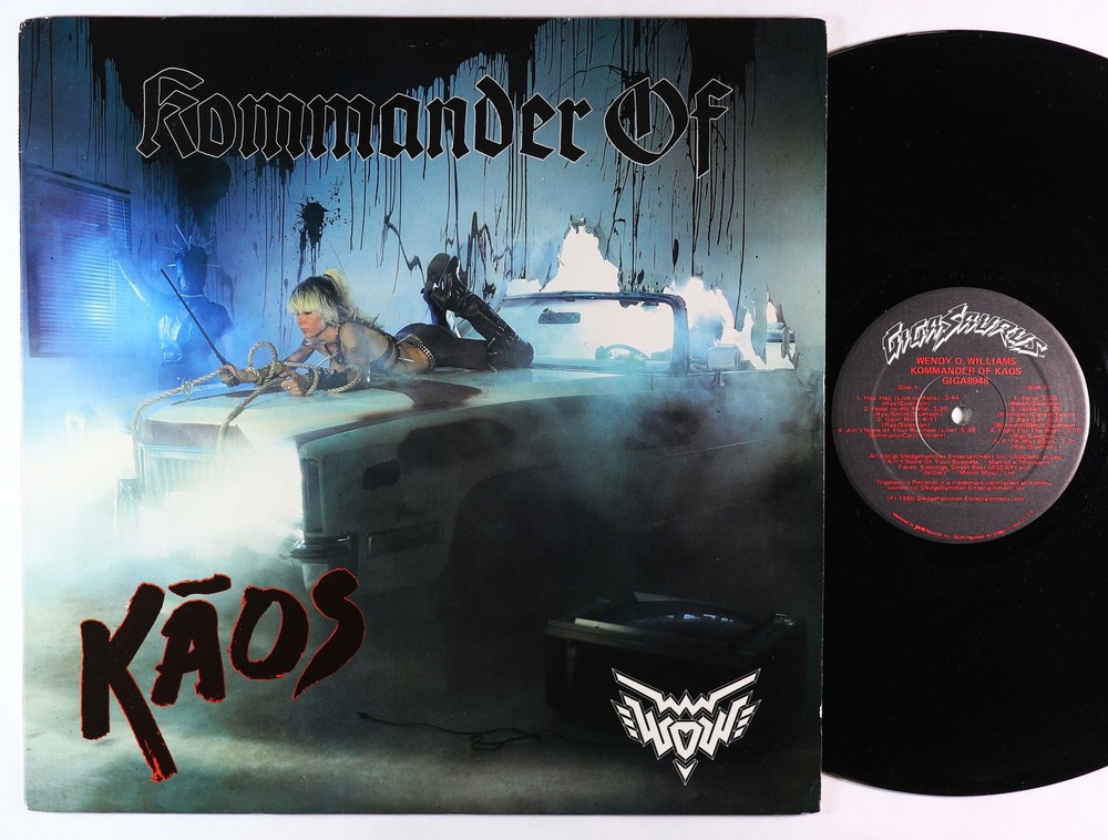 Wendy O. Williams - Kommander Of Kaos LP - Gigasaurus VG+
