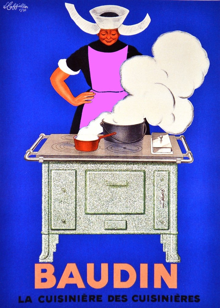 Baudin La Cuisiniere Ad Decorative Poster. Home Graphic Art Design. 3960