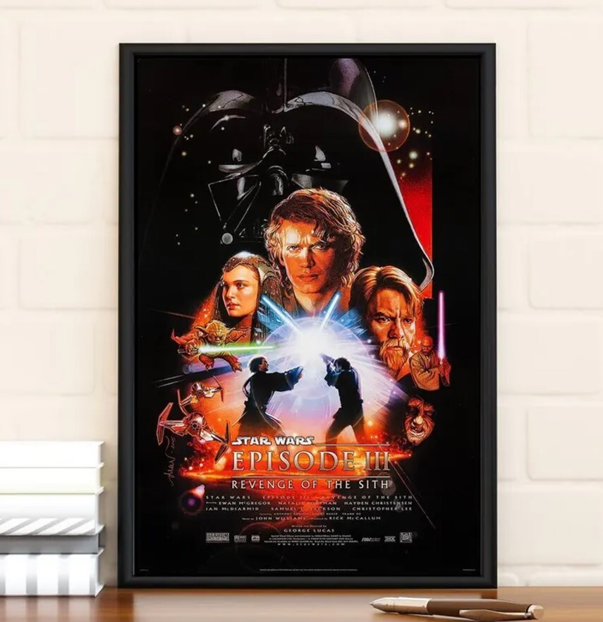 2005 Star Wars Episode III Revenge of the Sith Limited Edition Movie Poster Collector's Item