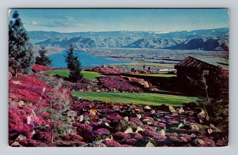 Washington WA Wenatchee Ohme Garden In The Sky Vintage Postcard