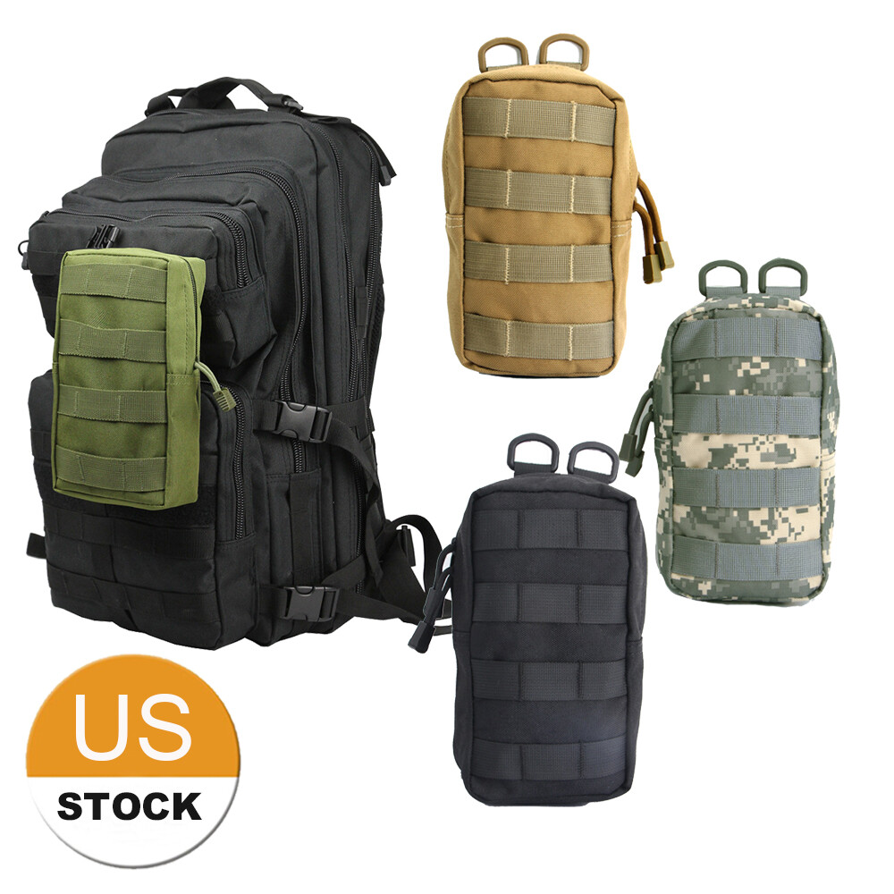 Tactical Molle Pouch Bag Outdoor Waist Pack Hunting Backpack Waterproof Belt Bag