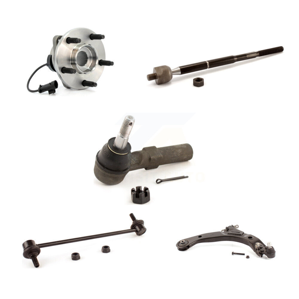Bearing Lower Control Arm Tie Rod  Link Front Right Kit (5Pc) For Chevrolet