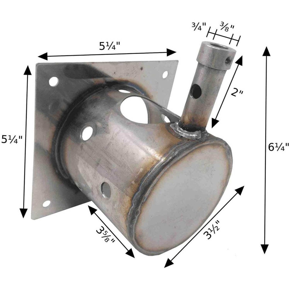 Pit Boss Fire Pot Stainless Steel Upgrade, 74254-SS-AMP