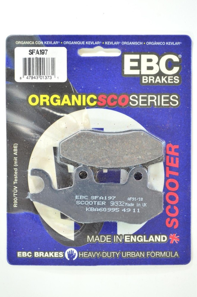 Standard Organic Brake Pads EBC SFA197