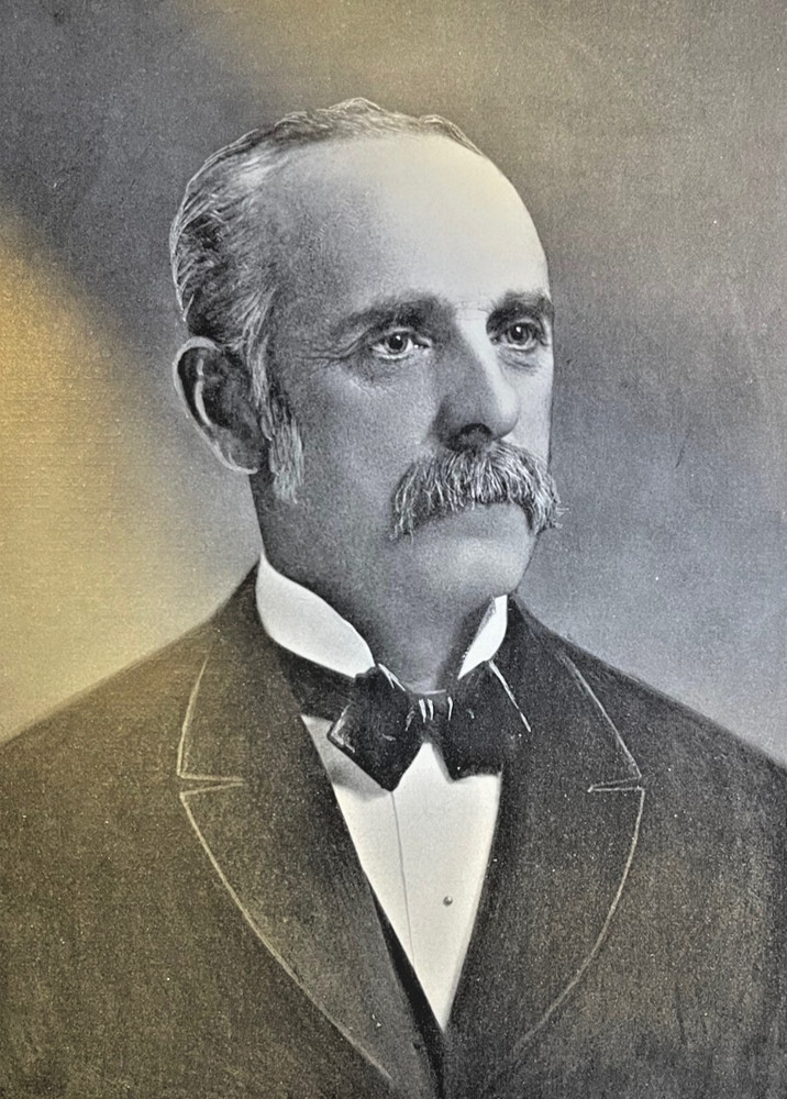 1902 Vintage Magazine Illustration Leslie M Shaw Secretary of the Treasury