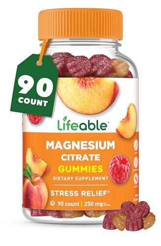 Magnesium Citrate Gummies | 250mg Elemental Magnesium from 2130mg Magnesium C...