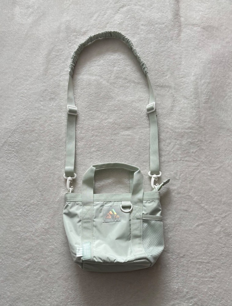 Adidas Essentials Mini Tote Crossbody Bag with Adjustable Strap for Gym & Travel