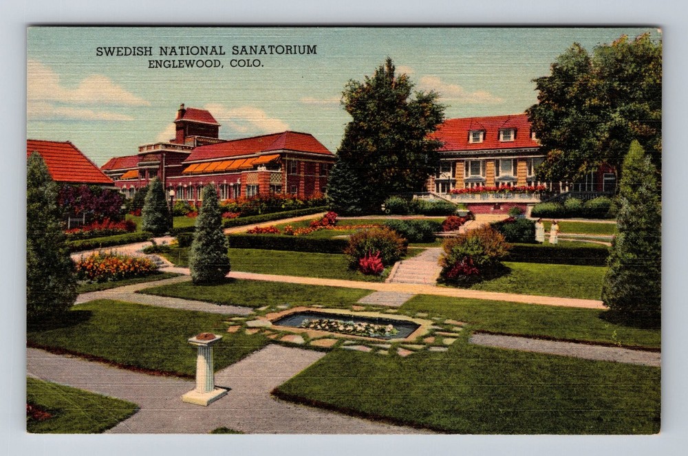 Englewood CO-Colorado Swedish National Sanatorium Vintage Postcard Standard Old