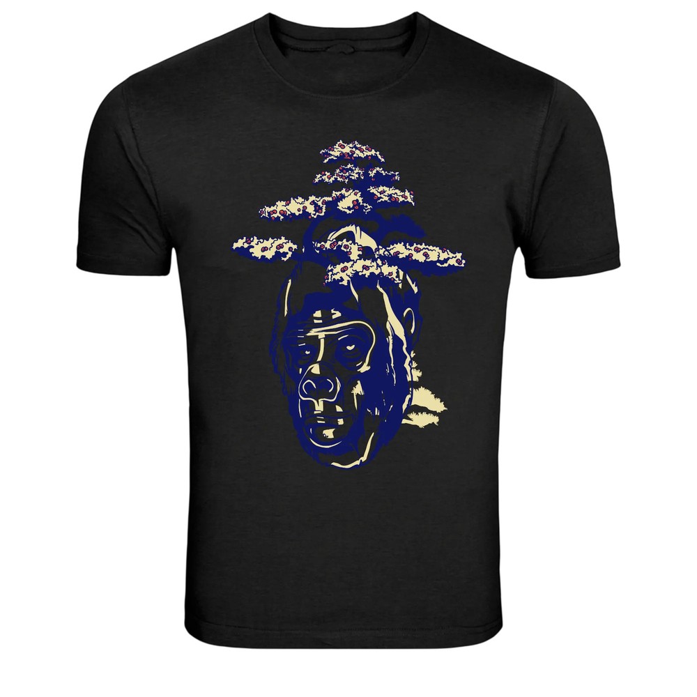 Japanese Bonsai Gorilla Surreal Art Graphic T-Shirt
