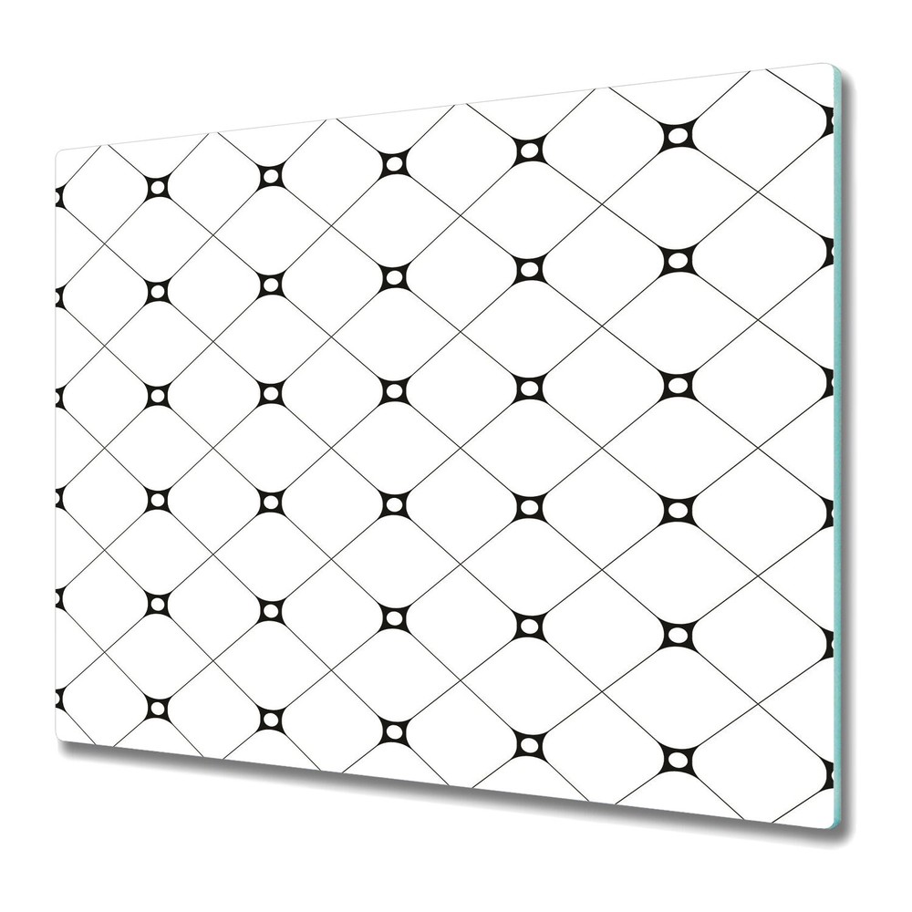 Glass Surface Protector Worktop Saver Connected Squares Geometry Home 60x52