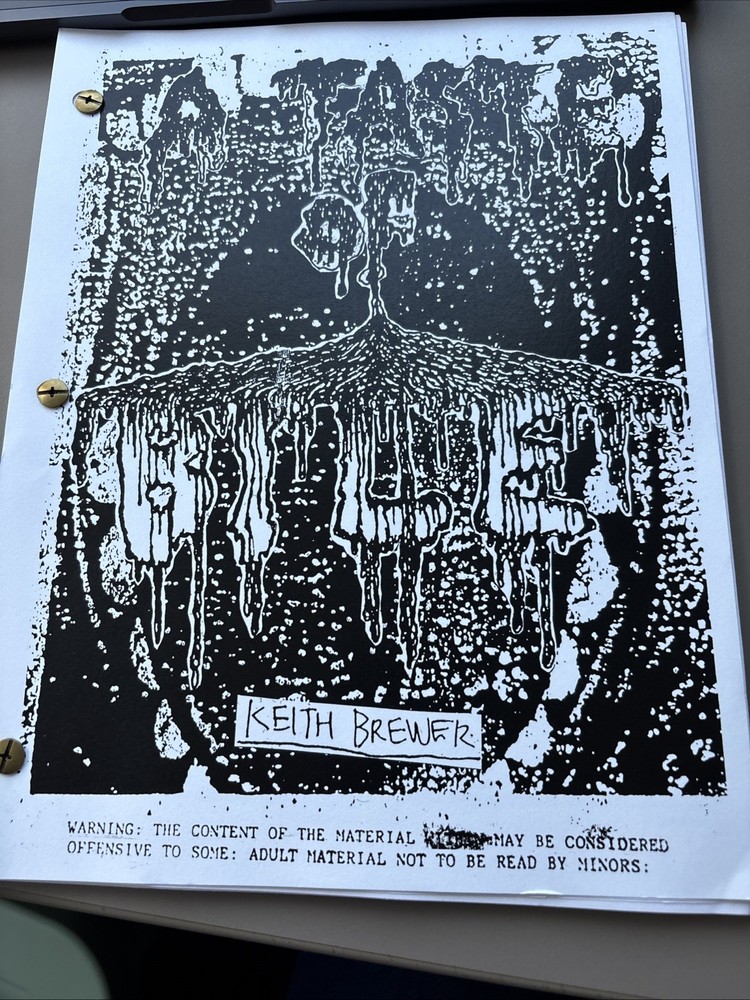 A Taste Of Bile Zine Keith Brewer Horror Cult Films