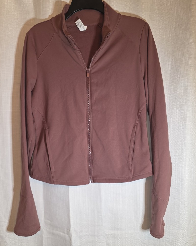 Yogalicious Lux Cropped Full Zip Athletic Jacket  - Women’s US XL