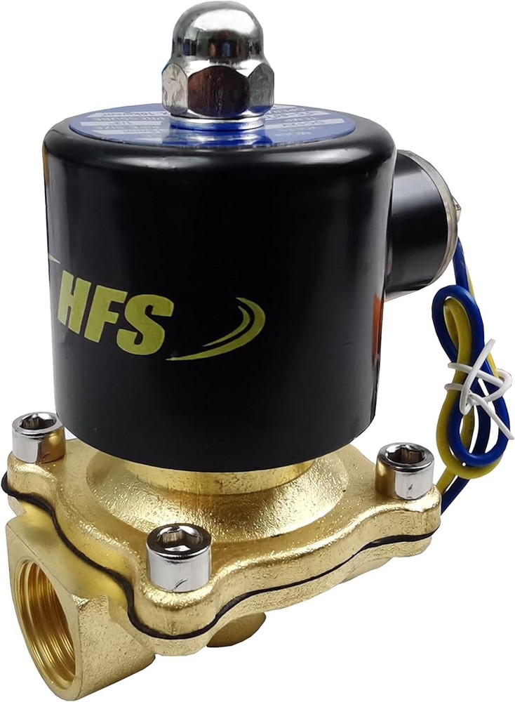 Electric Solenoid Valve Copper Normally Closed - Water Air Gas 12V DC 1/2IN NPT