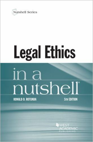 Legal Ethics in a Nutshell, Paperback by Rotunda, Ronald, Used Good Condition...