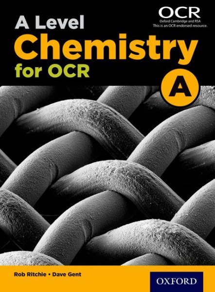 Level Chemistry A For Ocr Student Book by Dave Gent, Rob Richie &, Like New U...
