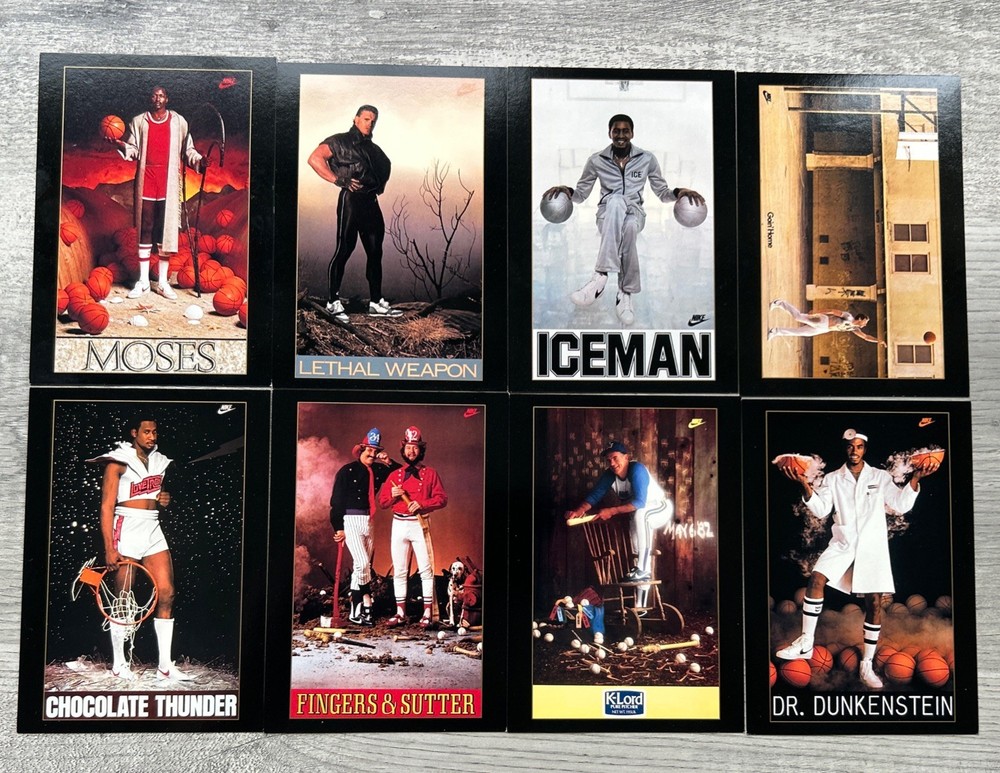 1994 Upper Deck Nike Original Poster Cards Set, Set of 8, No Jordan