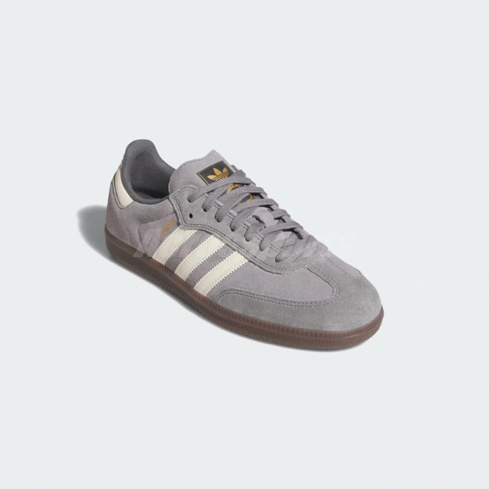 adidas Originals Samba ADV Grey Cream White Gum Men Unisex Casual Shoes HQ7541