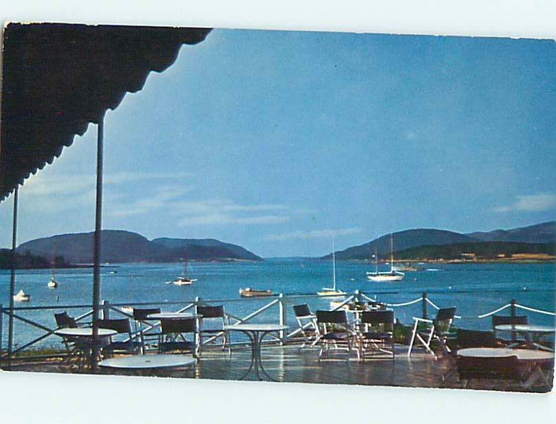 Unused Pre-1980 BOAT & MOORINGS RESTAURANT Manset Maine ME : clearance r9154