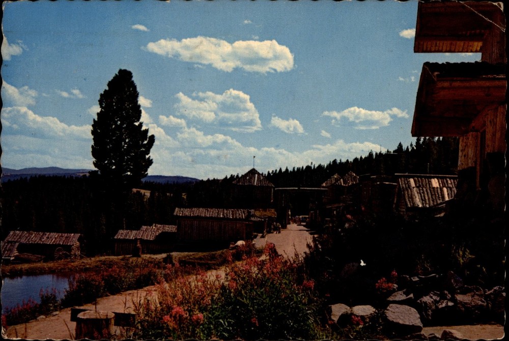 Frontier Town Helena Montana vintage postcard h535