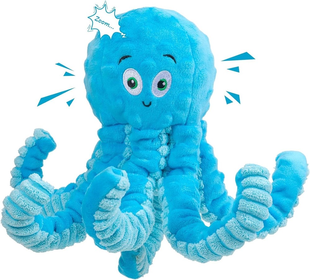 Dog Toys for Aggressive Chewers Indestructible Squeaky Octopus-Tug of War