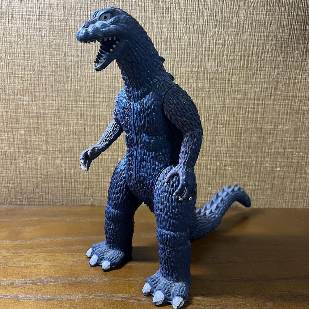 Godzilla Soft Vinyl Retro Dark Blue 22cm Showa Collectible Figure