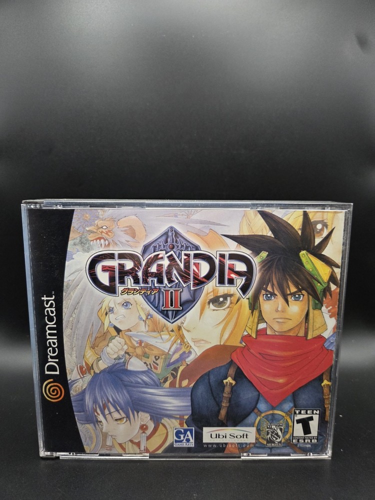 Grandia II 2 (Sega Dreamcast) /w Registration Card & Soundtrack CIB Complete VGC