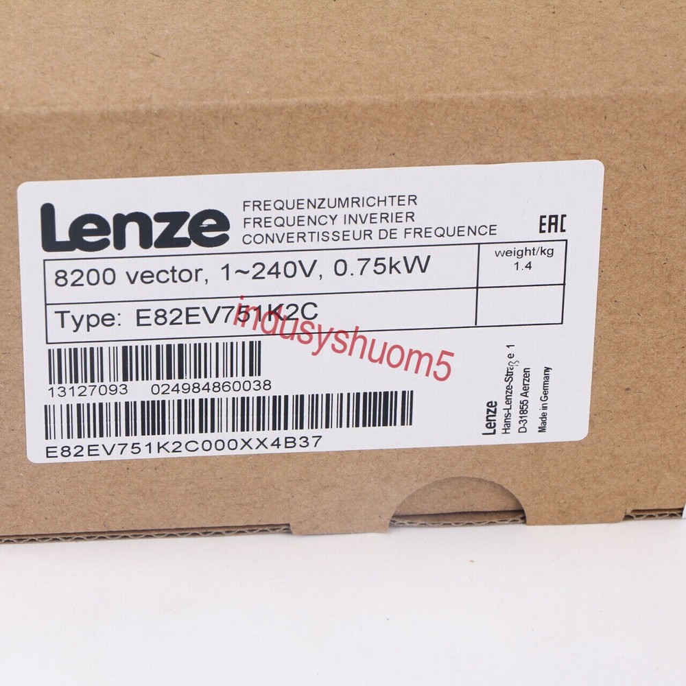 E82EV751K2C 1PC NEW Sealed Lenze Frequency Inverter E82EV751_2C E82EV751K2C