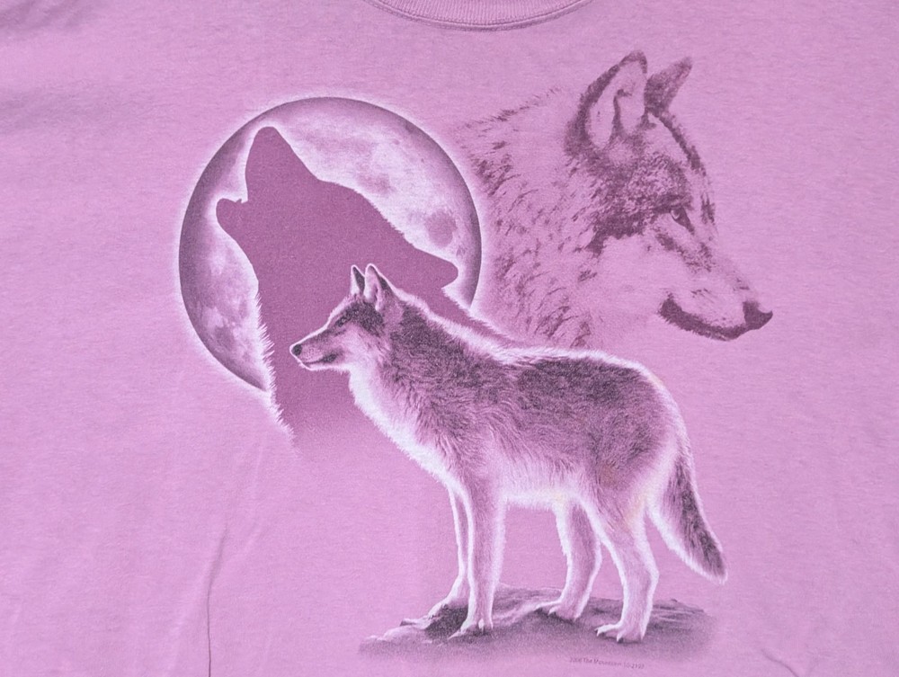 The Mountain Mens T-shirt Vintage Purple 