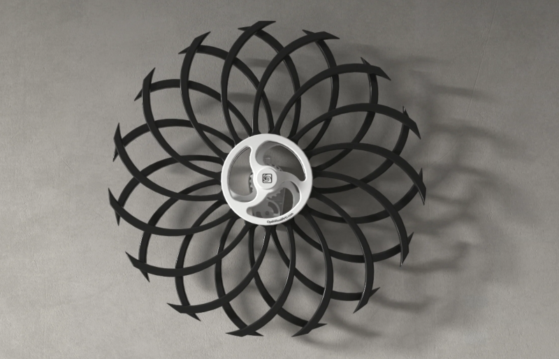 Creative Kinetic Wall Artwork Home Office Art Decor Unique Art Collection Gifts