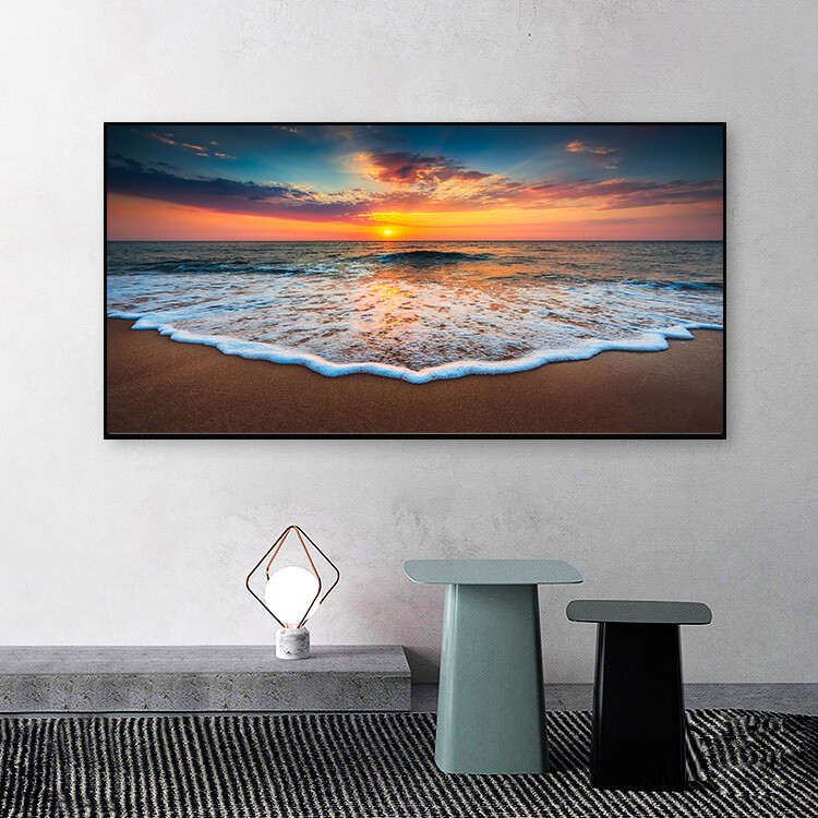 Sea Beach Ocean Canvas Painting Canvas Wall Art Home Décor Posters & Prints Art