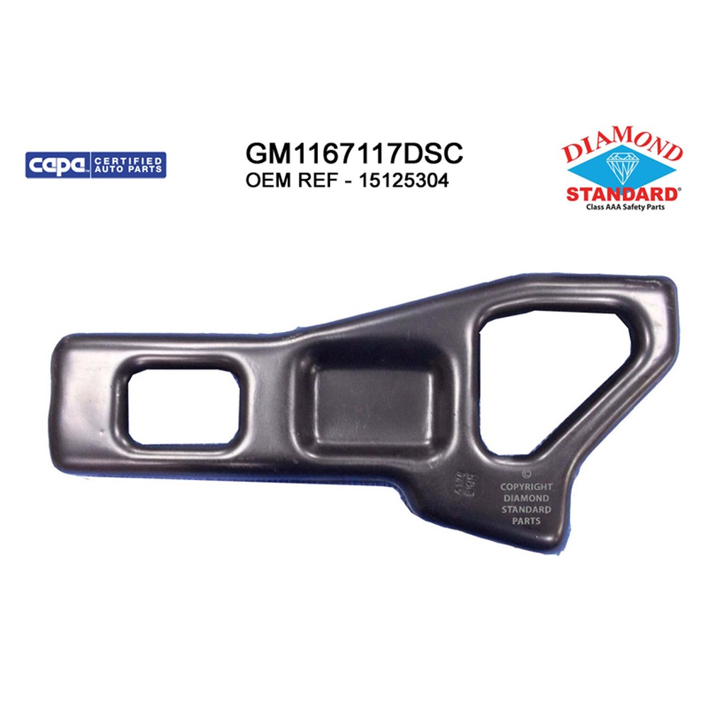 Rear Right Inner Bumper Mounting Bracket fits 1985-2005 Astro  15125304 CAPA